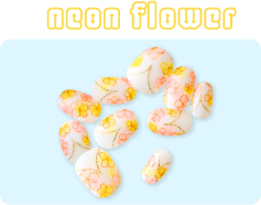 neon flower